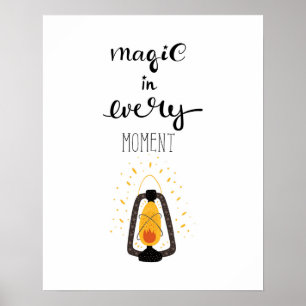 Póster Magia de escándalo moderno en cada guardería de mo