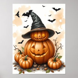 Póster Magia de Halloween de lo caprichoso - Diversión y 
