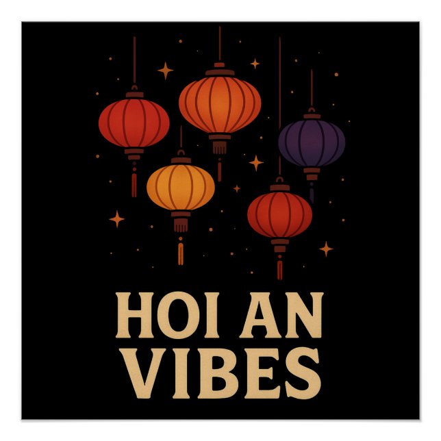 Póster Magia de Hoi An – Arte de Linternas  (Anverso)