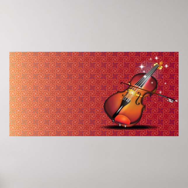 Póster Magia de violín (Frente)