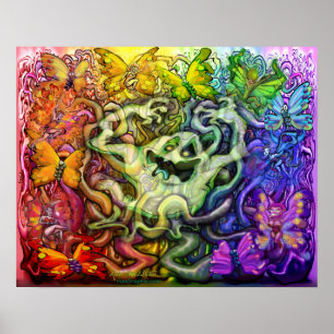 Póster Magia fantasma interconectada