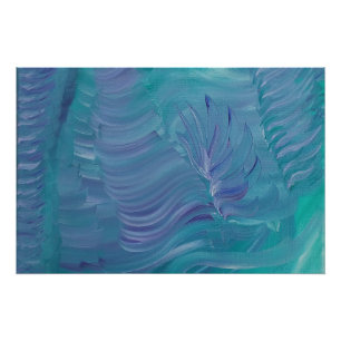 Póster Magia Subacuática Arte Abstracto Colorido Único