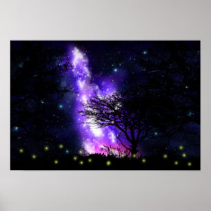 Póster Magia Vía Láctea