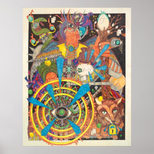 Póster Magia zurda - Despertar al inocente tonto (Frente)