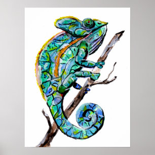 Póster Magic Chameleon
