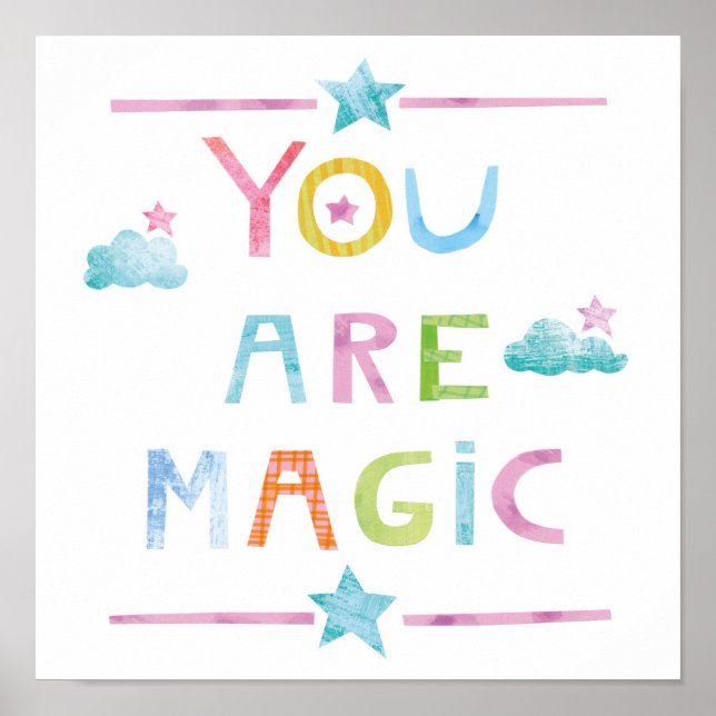 Póster Magic Clouds You are Magic (Frente)
