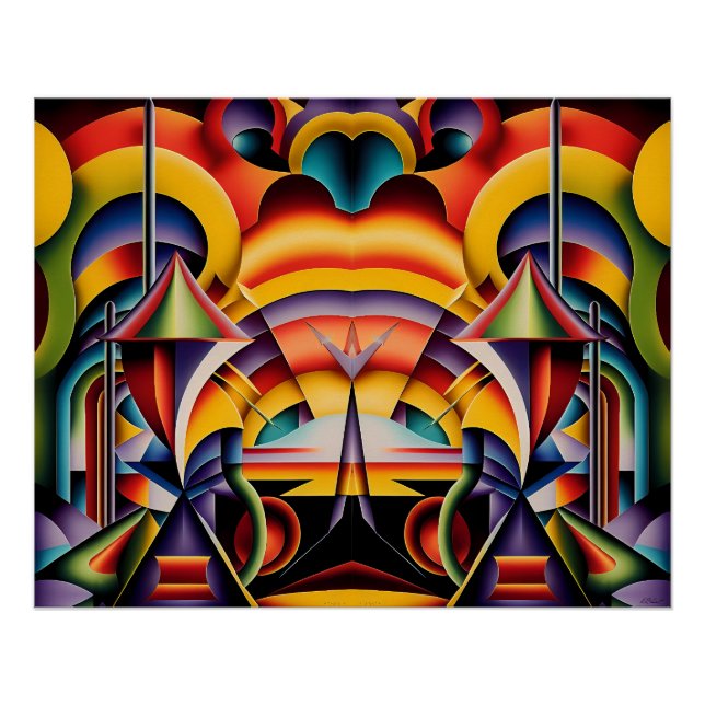 Póster Magic Faces in Magic Places (Anverso)