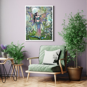 Póster Magic Garden Fairy Fantasy Art de Molly Harrison