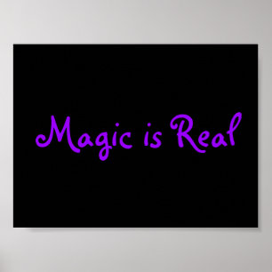 Póster Magic is Real-poster