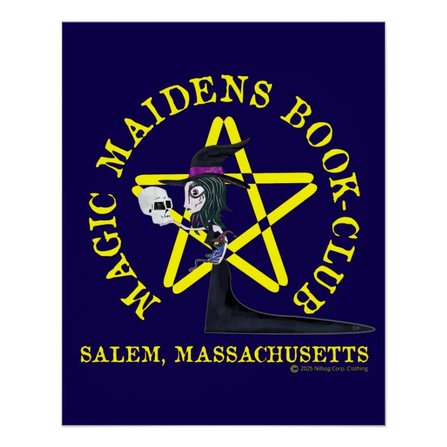 Póster Magic Maidens Book club (Anverso)