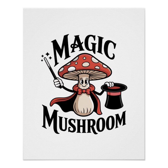 Póster Magic Mushroom Magician (Anverso)