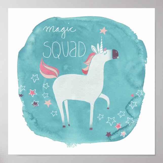 Póster Magic Unicorn Squad (Frente)