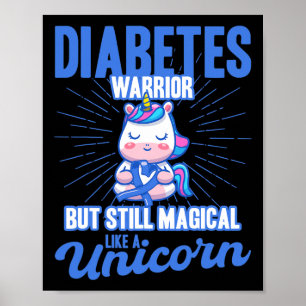 Póster Mágica como la conciencia de la diabetes de Unicor