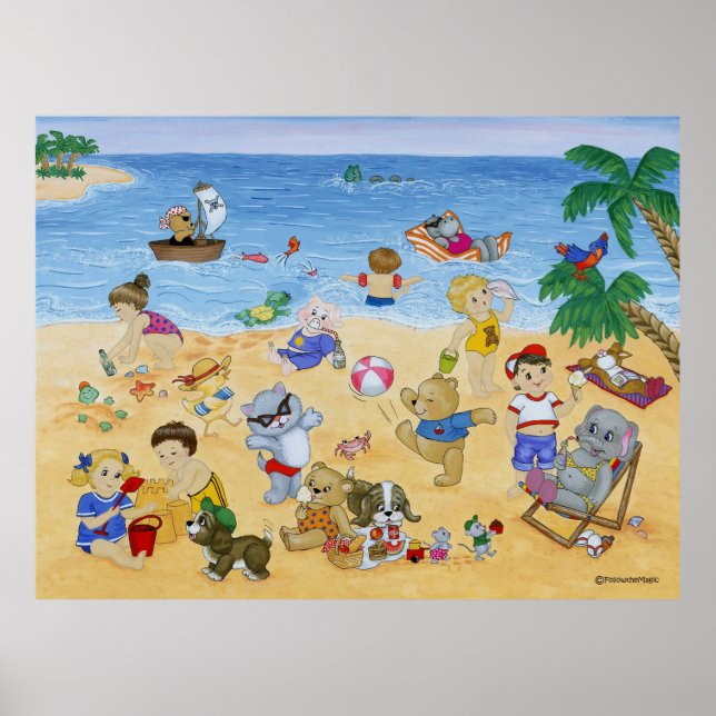 Póster Mágica costera (Frente)