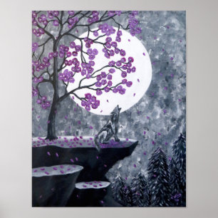 Póster Mágica de luna llena