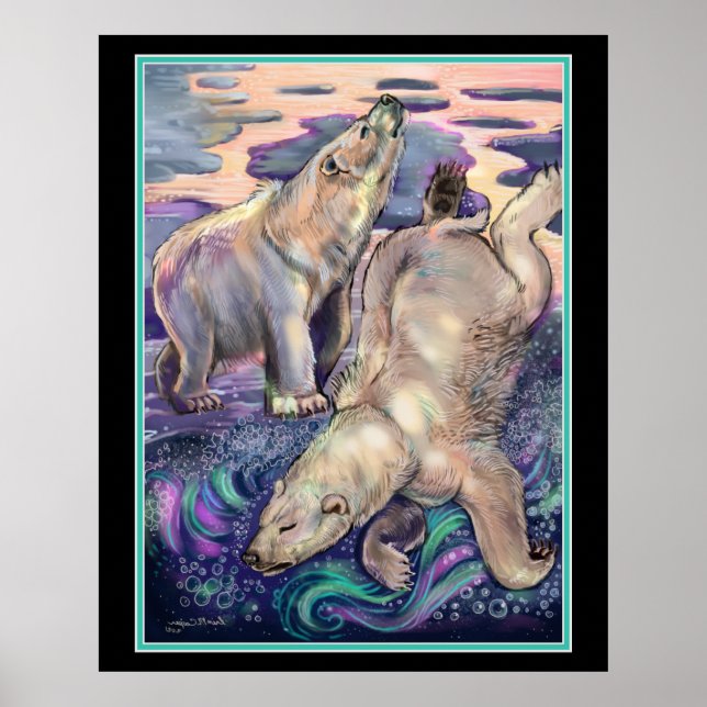 Póster Mágica del oso polar (Frente)