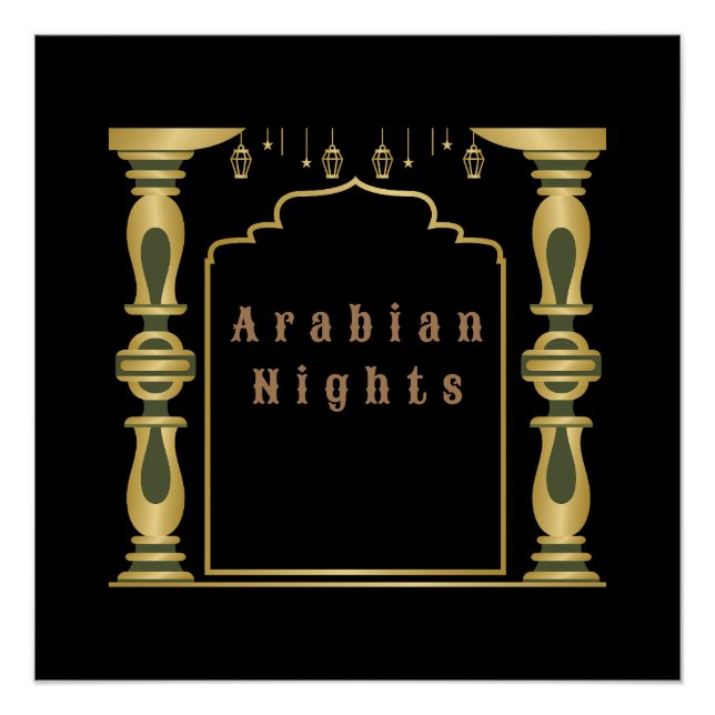 Póster Magical 1001 Arabian Nights Scheherazade (Anverso)