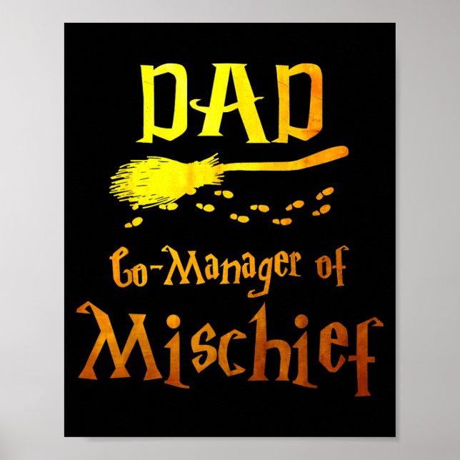 Póster Magical Dad, Manager Of Mischief Birthday Family M (Frente)