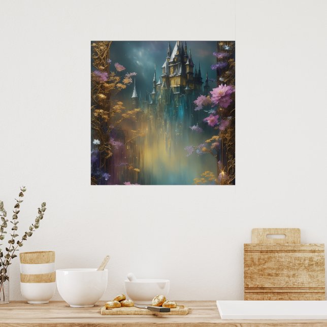 Póster Magical Dreamland Artwork for Fantasy Lover (Cocina)