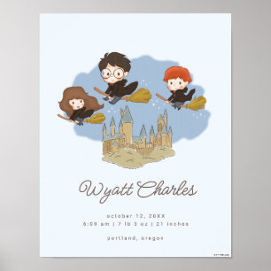 Póster Magical Harry Potter & Hogwarts Estadísticas de na
