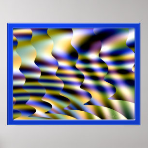 Póster Magical Paisaje de Trance Psicodélico