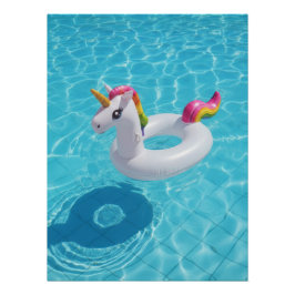 Póster Magical Unicorn Pool Float - Summer Fun