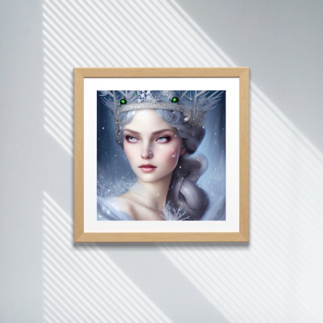 Póster Magical Winter Queen Portrait (Subido por el creador)