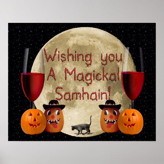 Póster Magickal Samhain (Frente)