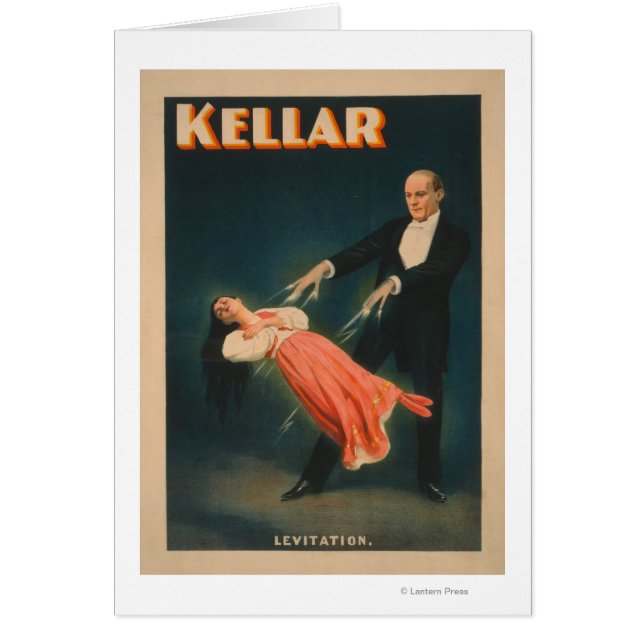 Poster mágico de levitación de Kellar #2 (Frente)