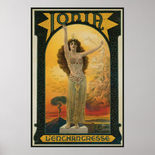 Póster Mágico Vintage, Ionia La Encantadora