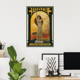 Póster Mágico Vintage, Ionia La Encantadora