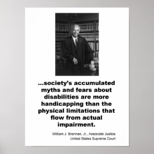 Póster Magistrado adjunto Guillermo J. Brennan, Jr.