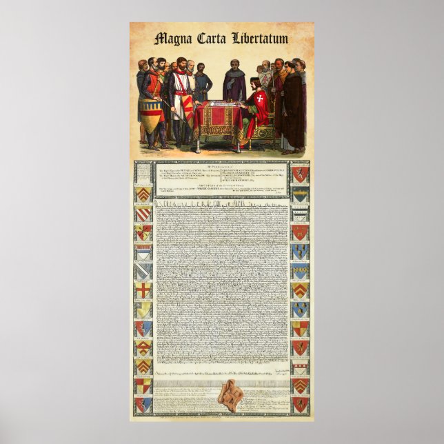 Póster MAGNA CARTA Libertatum (Frente)