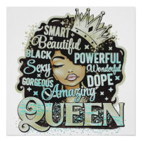 Magnífica e impresionante reina negra Melanin Sist