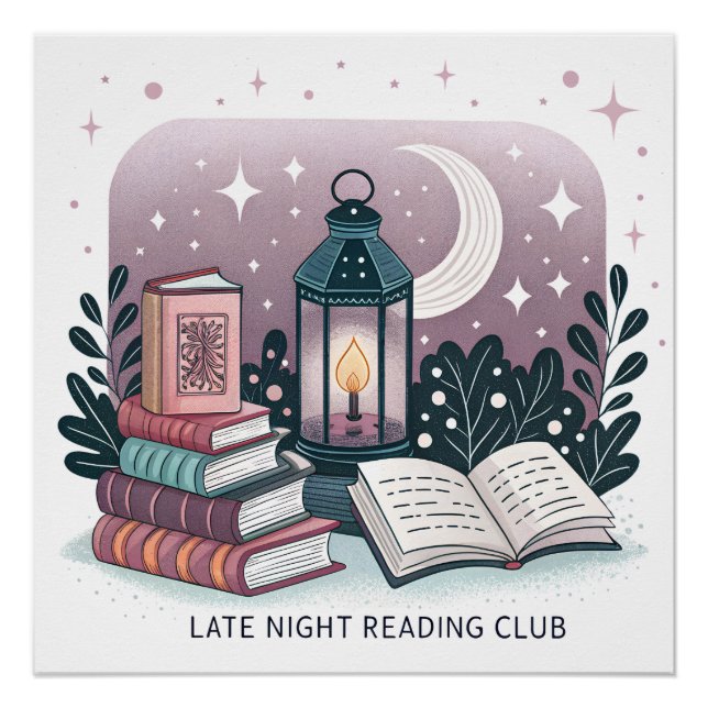 Póster Magnífica página de lectura nocturna Club Lantern  (Anverso)