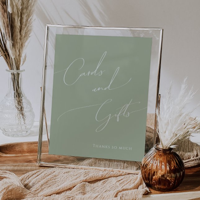 Póster Magníficas tarjetas de Baby Shower verdes y regalo (Subido por el creador)