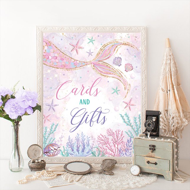 Póster Magníficas tarjetas de sirena y regalos Rótulo Fie (Subido por el creador)