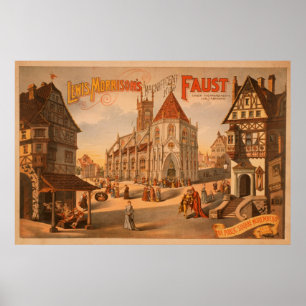 Póster Magnificent New Faust Nuremberg Germany Poster