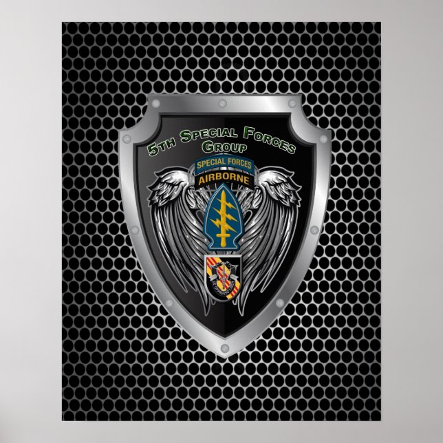 Póster Magnífico 5º Grupo de Fuerzas Especiales (Airborne (Frente)