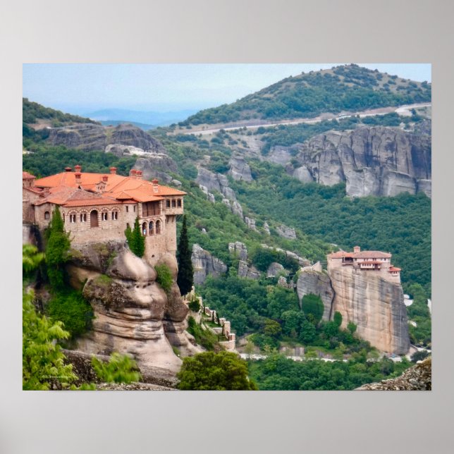 Póster MAGníFICO METEORA EN GRECIA (Frente)