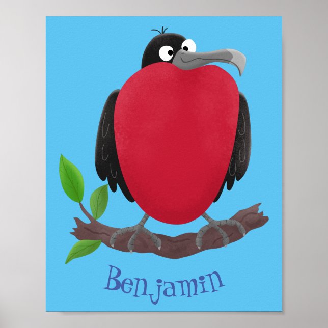 Póster Magnífico personalizado de pájaro fragata (Frente)
