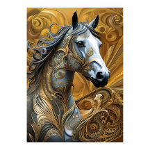 Magnífico retrato de caballo