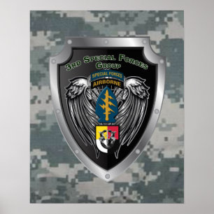Póster Magnífico tercer Grupo de Operaciones Especiales