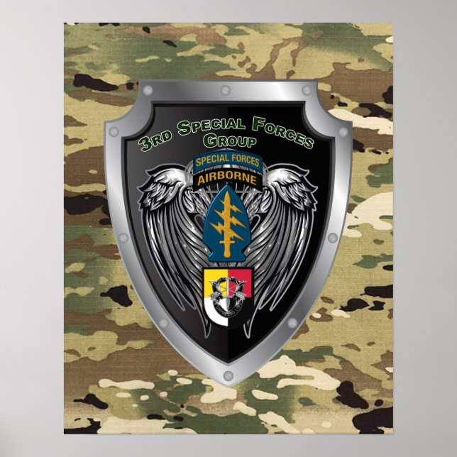 Póster Magnífico tercer Grupo de Operaciones Especiales (Frente)