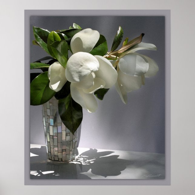 Póster Magnolia Bouquet Print -20x24 -otros tamaños tambi (Frente)
