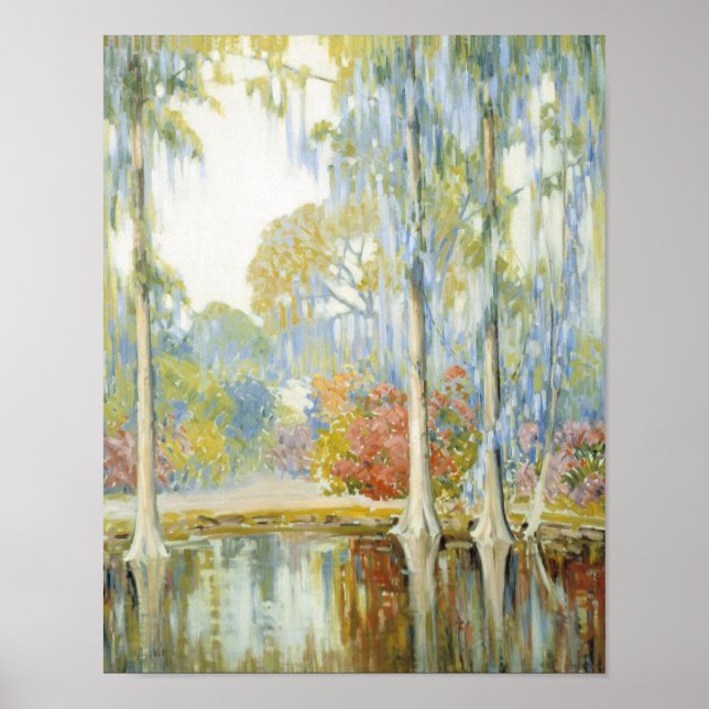 Póster Magnolia Gardens Alfred Hutty (Frente)