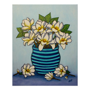 Póster Magnolia Grandiflora Imprimir por Lisa Lorenz