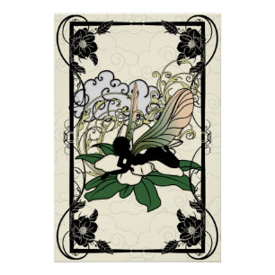 Póster Magnolia Shadow Fairy