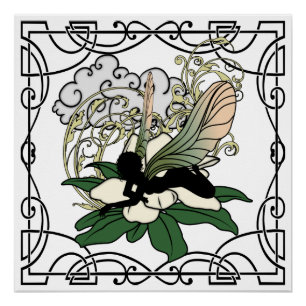 Póster Magnolia Shadow Fairy