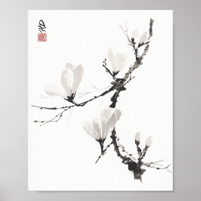 Póster Magnolia Susurrante (Frente)
